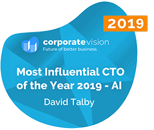 Most Influential CTO of the Year 2019 - Artificial Intelligence